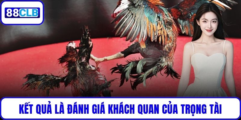 Kết quả là đánh giá khách quan của trọng tài