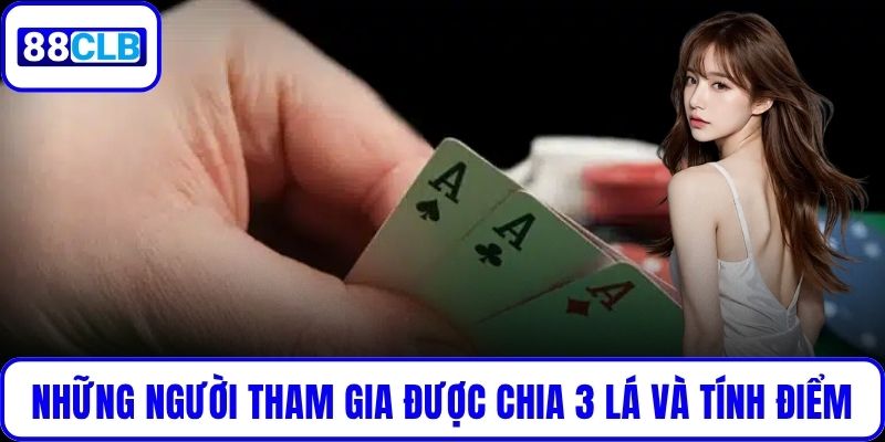 Những người tham gia được chia 3 lá và tính điểm