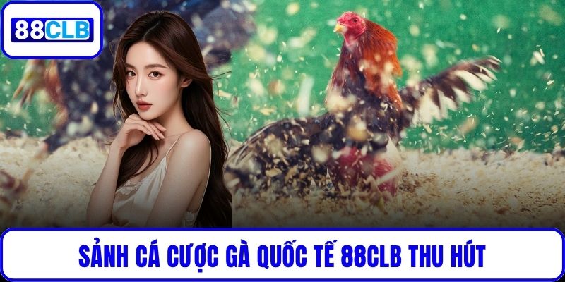 Sảnh cá cược gà quốc tế 88CLB thu hút