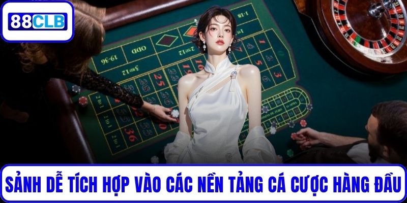 Sảnh dễ tích hợp vào các nền tảng cá cược hàng đầu